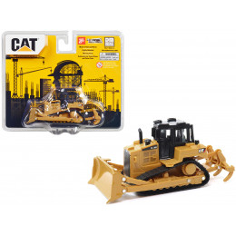 CAT Caterpillar D6R Track-Type Tractor Yellow and Black 1/64 Diecast Model by Diecast Masters