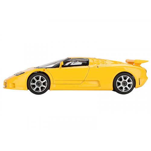 Bugatti EB110 Super Sport Giallo Bugatti Yellow Limited Edition 1/64 Diecast Model Car by Mini GT