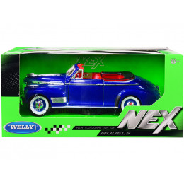 1941 Chevrolet Special Deluxe Convertible Blue Metallic with Red Interior 
