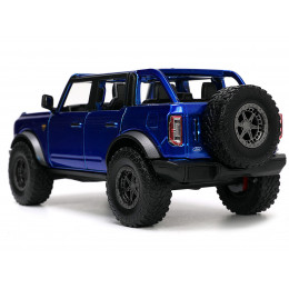 2021 Ford Bronco Open-Top Candy Blue Metallic with Extra Wheels 