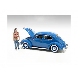 Beach Girl Gina Figurine for 1/24 Scale Models by American Diorama