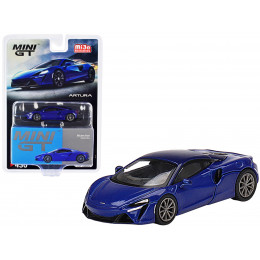 McLaren Artura Volcano Blue Metallic Limited Edition to 3000 pieces Worldwide 1/64 Diecast Model Car by Mini GT
