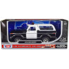 1978 Ford Bronco Police Car Unmarked Black and White