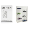 Showcase 12 Car Display Case Wall Mount with White Back Panel