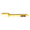 2-Axle Step Deck Equipment Trailer with Ramps Yellow 1/87 (HO) Plastic Model by Promotex