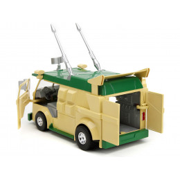 Party Wagon Green and Beige and Donatello Diecast Figure 
