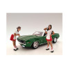 Carhop Waitress Brittany and Grace 2 piece Figurine Set for 1/24 Models by American Diorama