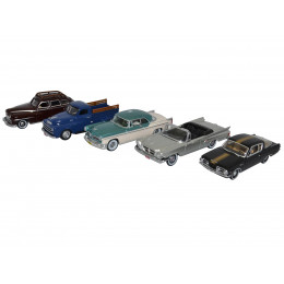 Chrysler Centenary 5 Piece Set 1/87 (HO) Scale Diecast Model Cars by Oxford Diecast