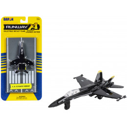 McDonnell Douglas F/A-18 Hornet Fighter Aircraft Black 