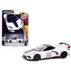 2020 Chevrolet Corvette C8 Stingray White and Black