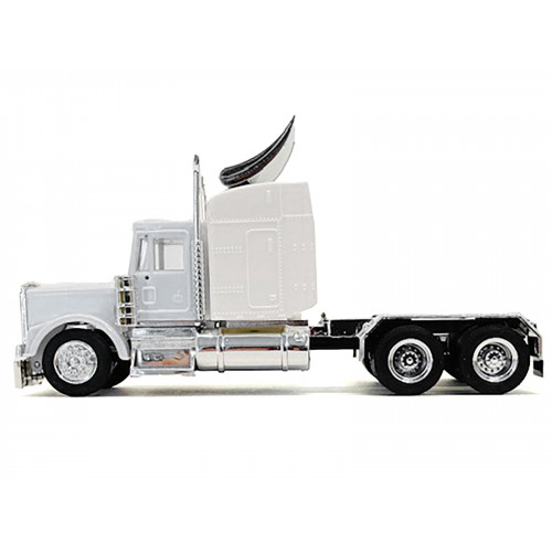 Kenworth W900 Sleeper Cab White 1/87 (HO) Plastic Model Car by Promotex