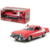1976 Ford Gran Torino Red with White Stripes