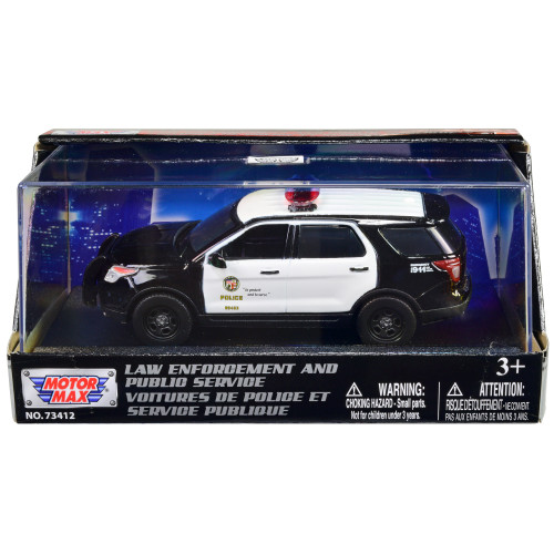 2015 Ford Police Interceptor Utility Black and White 