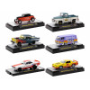 'Auto Meets' Set of 6 Cars IN DISPLAY CASES Release 84 Limited Edition 1/64 Diecast Model Cars by M2 Machines