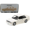 1987 BMW M3 Street White 1/18 Diecast Model Car by Minichamps