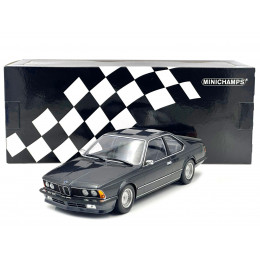 1982 BMW 635 CSi Gray Metallic 1/18 Diecast Model Car by Minichamps