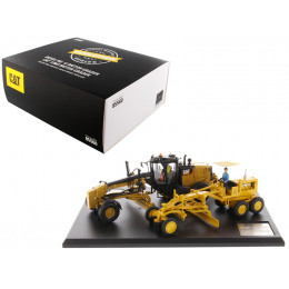 Cat Caterpillar No. 12 Motor Grader (Circa 1939-1959) and Cat Caterpillar 12M3 Motor Grader (Current) with Operators 