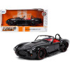 1965 Shelby Cobra 427 S/C Black with Matt Black and Red Stripes and Red Interior