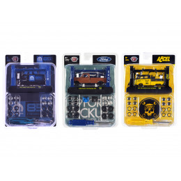 Model Kit 3 piece Car Set Release 52 Limited Edition to 9750 pieces Worldwide 1/64 Diecast Model Cars by M2 Machines