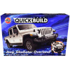 Skill 1 Model Kit Jeep Gladiator (JT) Overland Silver Snap Together Model by Airfix Quickbuild