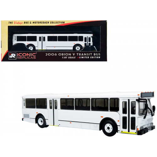 2006 Orion V Transit Bus Blank White Limited Edition 