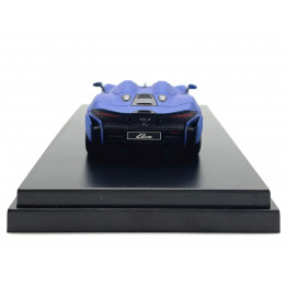McLaren Elva Convertible Matt Blue Metallic 1/64 Diecast Model Car by LCD Models
