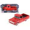 1958 Chevrolet Apache Fleetside Pickup Truck Red 1/24 Diecast Model Car by Motormax