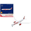 Airbus A350-900 Commercial Aircraft with Flaps Down