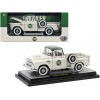 1958 GMC Stepside Pickup Truck Light Beige with Green Top