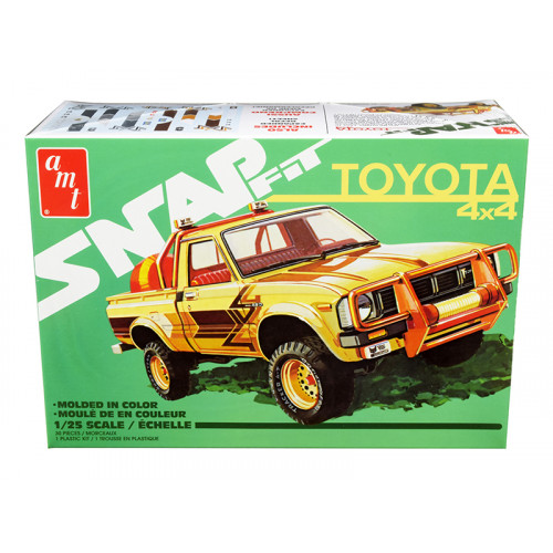 Skill 1 Snap Model Kit Toyota Hilux 4x4 Pickup Truck 1/25 Scale Model by AMT