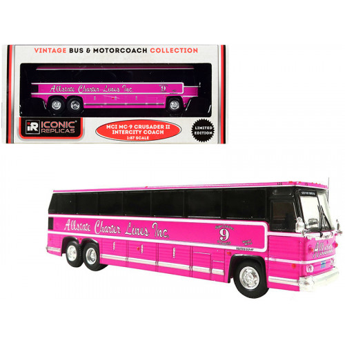 1980 MCI MC-9 Crusader II Intercity Coach Bus Pink 