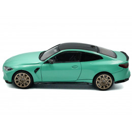 2023 BMW M4 Competition (G82) Mint Green with Black Top 1/43 Diecast Model Car by Solido