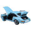 Porsche 911 Carrera 2.7 RS Gulf Blue with Black Stripes and Wheels 1/18 Model Car by Autoart