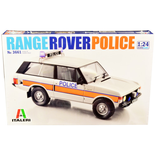 Skill 3 Model Kit Land Rover Range Rover Police 1/24 Scale Model by Italeri