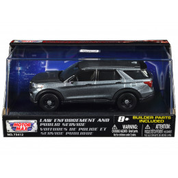 2022 Ford Police Interceptor Utility Gray Metallic Unmarked 