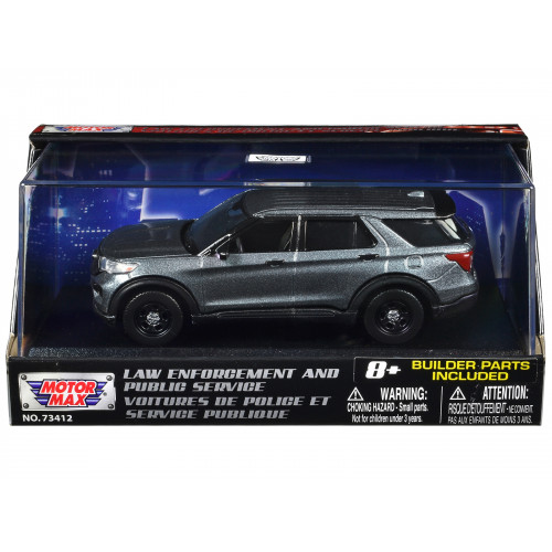 2022 Ford Police Interceptor Utility Gray Metallic Unmarked 
