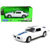 1972 Pontiac Firebird Trans Am White 1/24 Diecast Model Car by Welly
