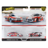Nissan 240SX (S14) RHD (Right Hand Drive) #19 Red and White and Nissan Silvia (S15) RHD (Right Hand Drive) Red and White