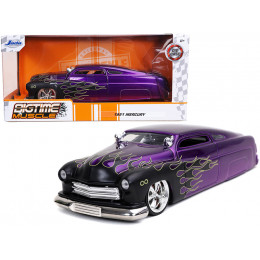 1951 Mercury Purple with Black Flames 