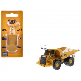 CAT Caterpillar 770 Off-Highway Truck Keychain Yellow Diecast Model by Diecast Masters