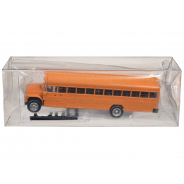 School Bus Yellow with Stop Sign 1/87 (HO) Plastic Model by Promotex