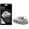 Model Kit American Sherman Tank (Moderate Difficulty) Steel Model by Metal Earth