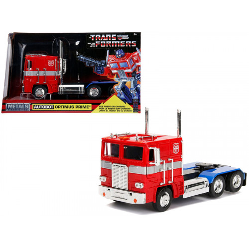 G1 Autobot Optimus Prime Truck Red with Robot on Chassis from 