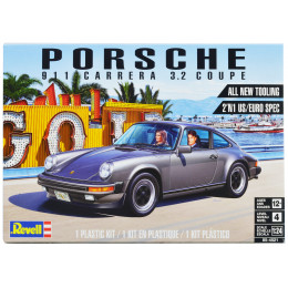 Level 4 Model Kit Porsche 911 Carrera 3.2 Coupe 2-in-1 Kit 1/24 Scale Model by Revell