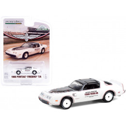 1980 Pontiac Firebird Trans Am T/A White with Black Top Official Pace Car 