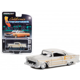 1955 Chevrolet Bel Air Custom Light Gray Metallic and Gold Graphics 