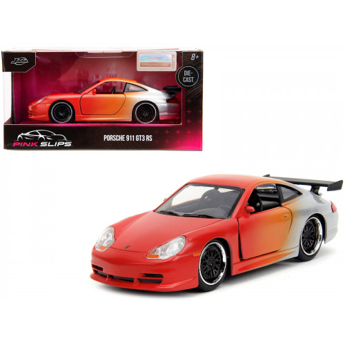 Porsche 911 GT3 RS Matt Orange and Silver Metallic 