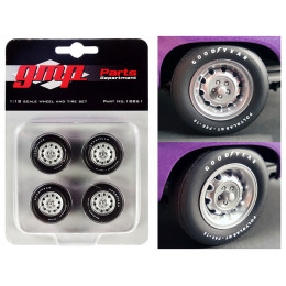 Muscle Car Rally Wheels and Tires Set of 4 pieces from 