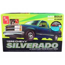Skill 2 Model Kit 1992 Chevrolet Silverado C1500 Fleetside Short Bed Pickup Truck 