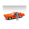 Retro Female Mechanic IV Figurine for 1/18 Scale Models by American Diorama